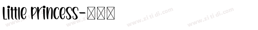 Little Princess字体转换